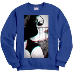 Unisex Film and Foil Crewneck Sweatshirt