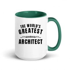 15oz Ceramic Mug with Color Inside