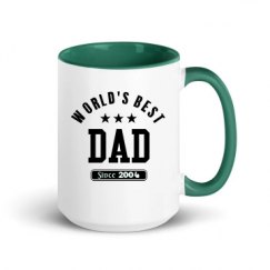 15oz Ceramic Mug with Color Inside