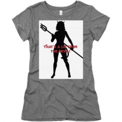 Ladies Slim Fit Super Soft Triblend Tee