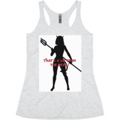 Ladies Slim Fit Super Soft Racerback Triblend Tank
