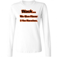 Ladies Relaxed Fit Basic Long Sleeve Tee