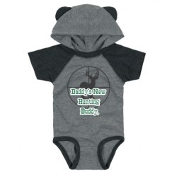 Infant Hooded Raglan Bodysuit with Ears