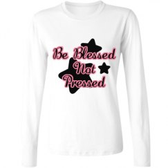 Ladies Relaxed Fit Basic Long Sleeve Tee