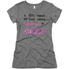 Ladies Slim Fit Super Soft Triblend Tee