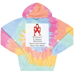 Unisex Tie-Dye Fleece Hoodie