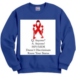 Unisex Film and Foil Crewneck Sweatshirt