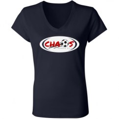 Ladies Slim Fit V-Neck Jersey Tee