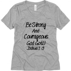  Be Strong Tee in Green