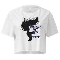 Ladies Festival Cali Crop Top Tee