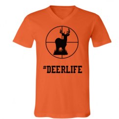 Unisex V-Neck Jersey Tee