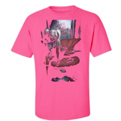 Unisex Ultra Cotton Safety Neon Crewneck Tee