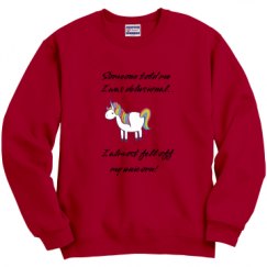 Unisex Film and Foil Crewneck Sweatshirt