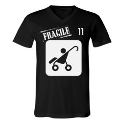 Unisex V-Neck Jersey Tee