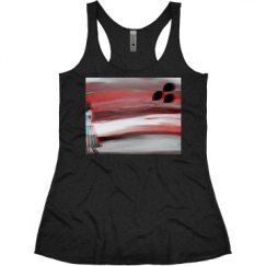 Ladies Slim Fit Super Soft Racerback Triblend Tank