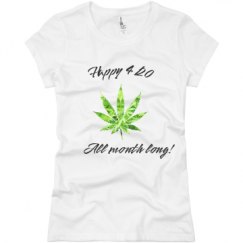 Ladies Slim Fit Basic Promo Jersey Tee