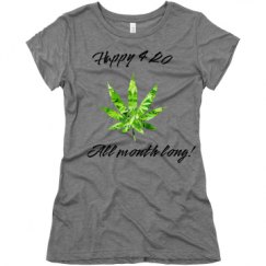 Ladies Slim Fit Super Soft Triblend Tee