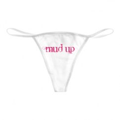 Basic White Thong Underwear