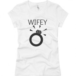 Ladies Slim Fit Basic Promo Jersey Tee