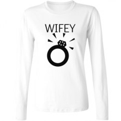 Ladies Relaxed Fit Basic Long Sleeve Tee