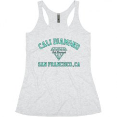 Ladies Slim Fit Super Soft Racerback Triblend Tank