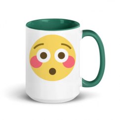 15oz Ceramic Mug with Color Inside