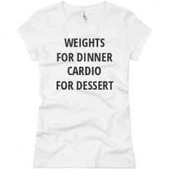 Ladies Slim Fit Basic Promo Jersey Tee