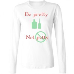 Ladies Relaxed Fit Basic Long Sleeve Tee