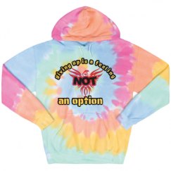 Unisex Tie-Dye Fleece Hoodie