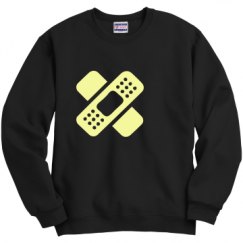 Unisex Film and Foil Crewneck Sweatshirt