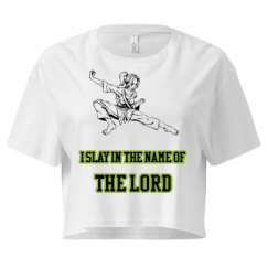 Ladies Festival Cali Crop Top Tee