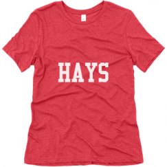 Ladies Relaxed Fit Super Soft Triblend Tee