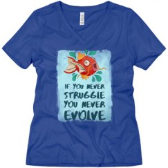 Ladies Relaxed Fit V-Neck Tee