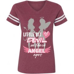 Ladies Relaxed Fit Vintage Sports Tee