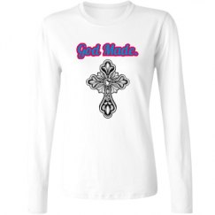 Ladies Relaxed Fit Basic Long Sleeve Tee