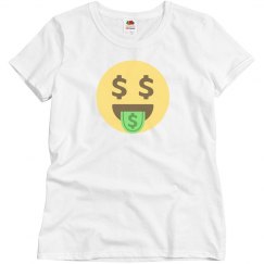 Money Mouth Face Emoji Tee