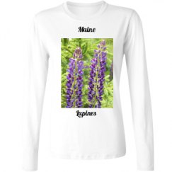 Ladies Relaxed Fit Basic Long Sleeve Tee