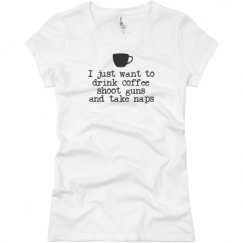 Ladies Slim Fit Basic Promo Jersey Tee