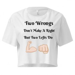 Ladies Festival Cali Crop Top Tee