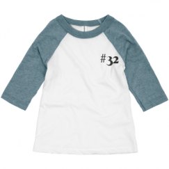 Toddler 3/4 Sleeve Raglan Tee