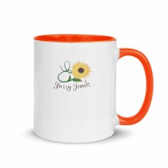 11oz Ceramic Mug with Color Inside