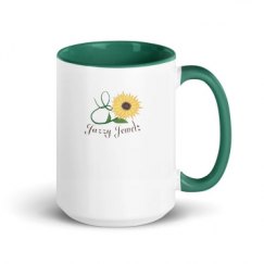 15oz Ceramic Mug with Color Inside