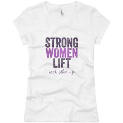 Ladies Slim Fit Basic Promo Jersey Tee