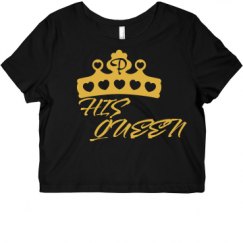 Ladies Slim Fit Crop Top Tee