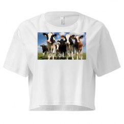 Ladies Festival Cali Crop Top Tee