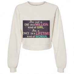 Women's Raglan Pullover Fleece