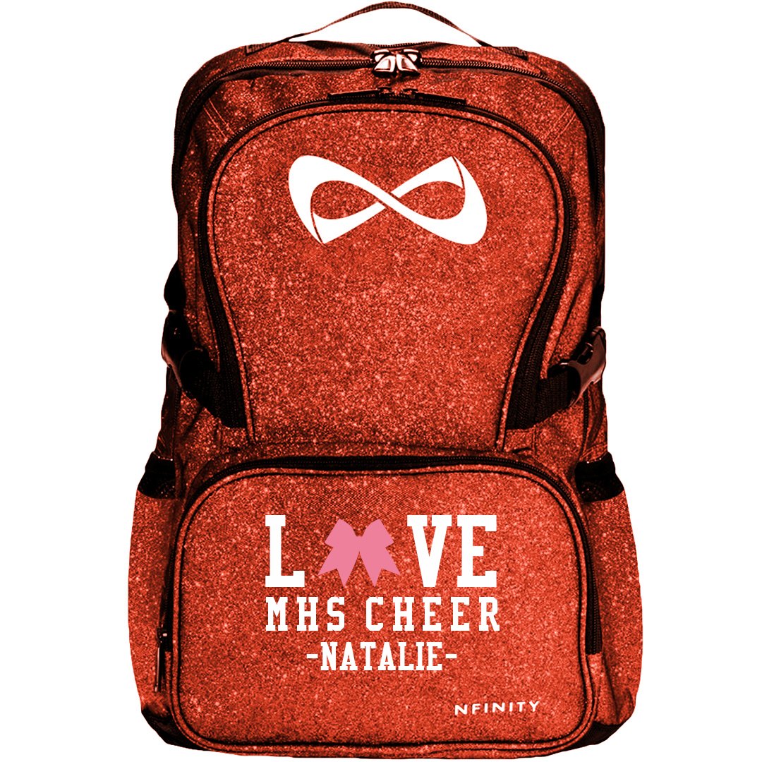 Love Cheer Bows High School Nfinity Cheerleader Bag Nfinity Black