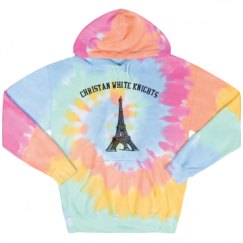 Unisex Tie-Dye Fleece Hoodie