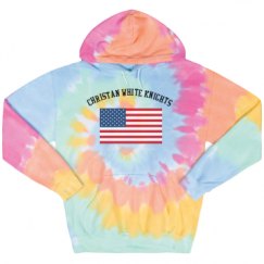 Unisex Tie-Dye Fleece Hoodie