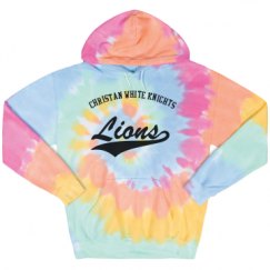 Unisex Tie-Dye Fleece Hoodie